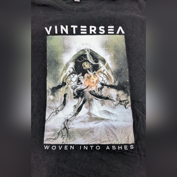 Vintersea Woven Into Ashes Band Tee Bold Graphic on Front XXL - Picture 2 of 8
